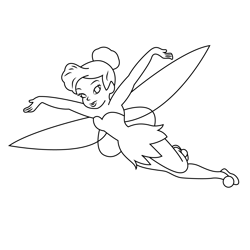 Tink Free Coloring Page for Kids