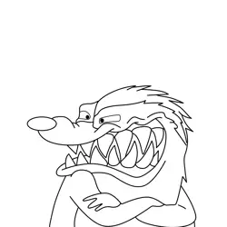 Badger Free Coloring Page for Kids