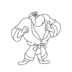 Bull Dozer Free Coloring Page for Kids