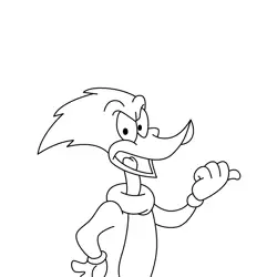 Party Animal 2 Free Coloring Page for Kids