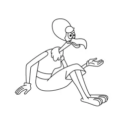 Veronica Buzzard Free Coloring Page for Kids