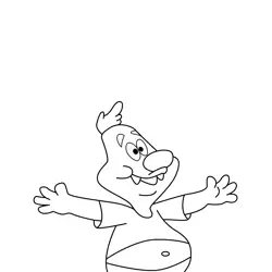 Willy Walrus Free Coloring Page for Kids