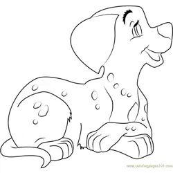 Dalmatians by WolfNikki Free Coloring Page for Kids