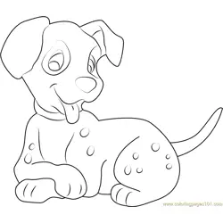 Look at Me Free Coloring Page for Kids