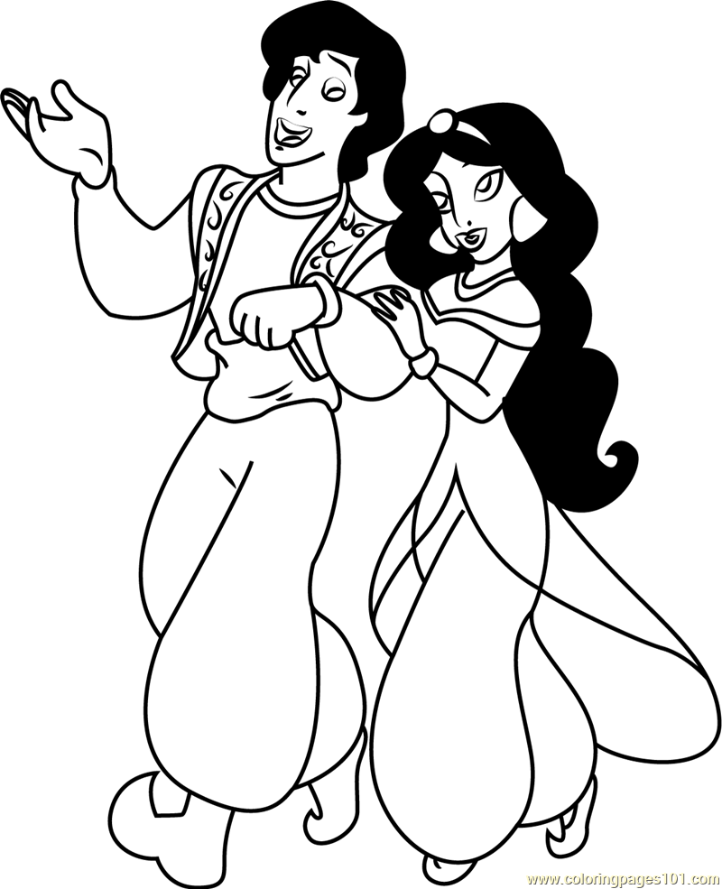 Aladdin and Jasmine are going