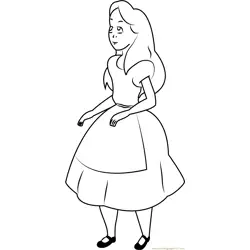 Alice in Wonderland Coloring Pages for Kids Printable Free Download ...