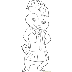 Brittany Free Coloring Page for Kids