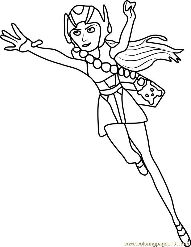 Honey Lemon Big Hero 6 Coloring Pages
