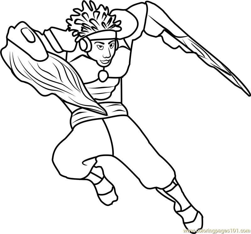 Wasabi Coloring Page for Kids - Free Big Hero 6 Printable Coloring