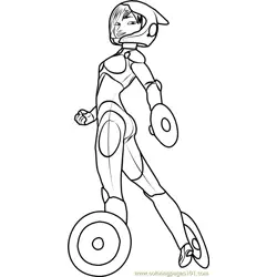 Go Go Tomago Free Coloring Page for Kids