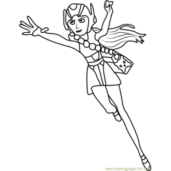 Honey Lemon Free Coloring Page for Kids