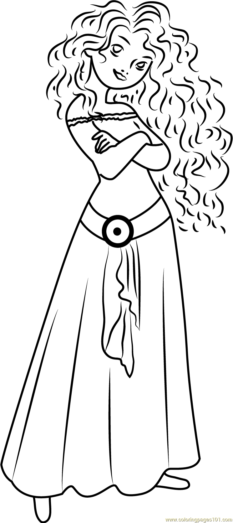 700 Princess Merida Coloring Pages  Best HD