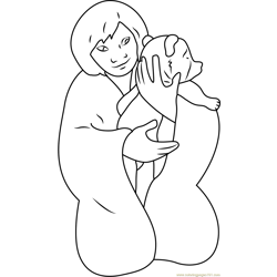Baby Brother Bear Free Coloring Page for Kids