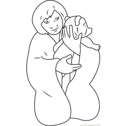 Baby Brother Bear Free Coloring Page for Kids