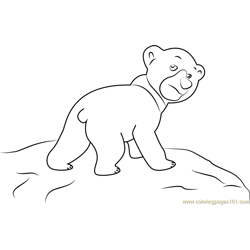 Brother Bear Koda Free Coloring Page for Kids