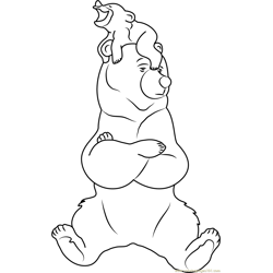 Brother Bear Free Coloring Page for Kids