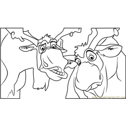 Rutt and Tuke Free Coloring Page for Kids