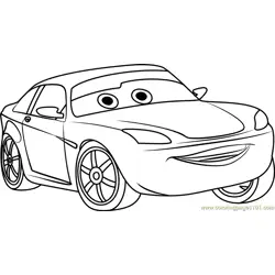 Bob Cutlass from Cars 3 Free Coloring Page for Kids
