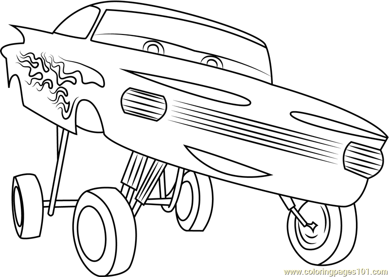 Disney Cars Ramone Coloring Page for Kids - Free Cars Printable