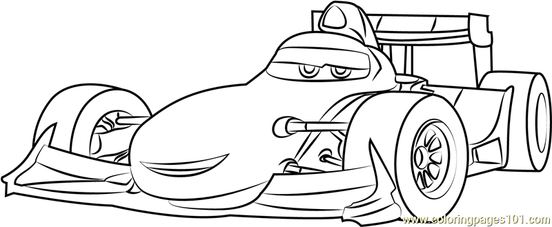 francesco coloring bernoulli cars coloringpages101 cartoon movies template printable