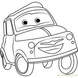Luigi Free Coloring Page for Kids