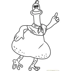 Rocky Dancing Free Coloring Page for Kids