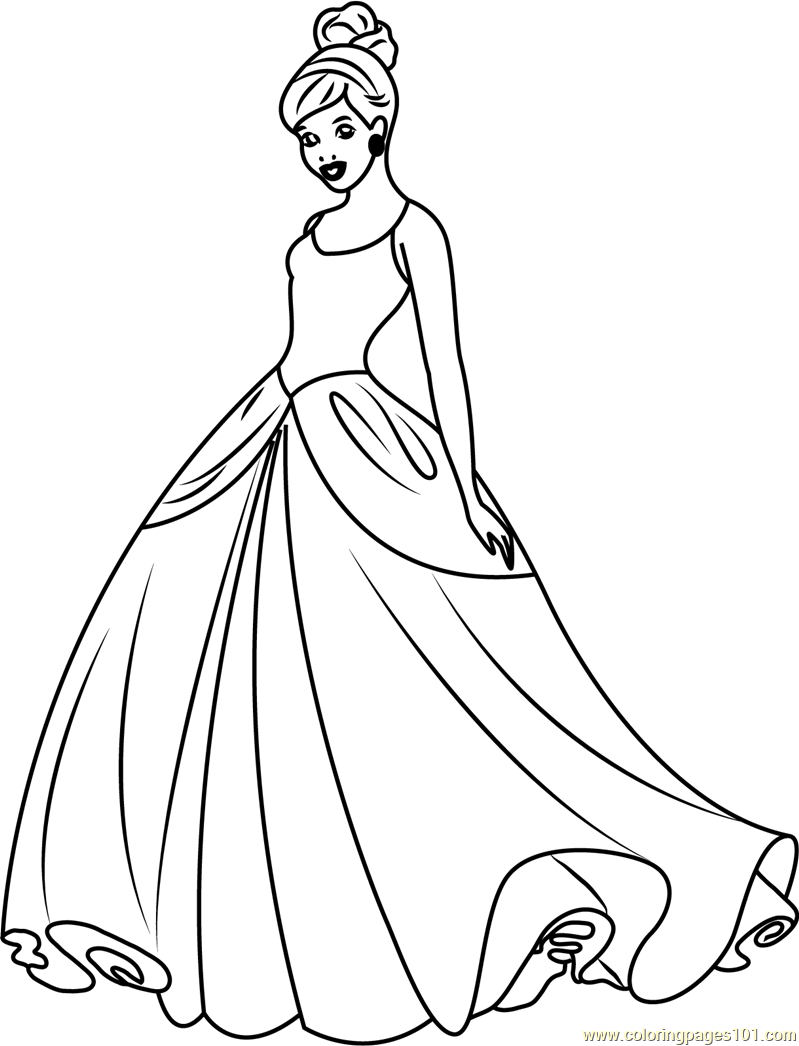 70 Digital Disney Princess Colouring Pages For Kids