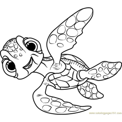 Squirt Free Coloring Page for Kids