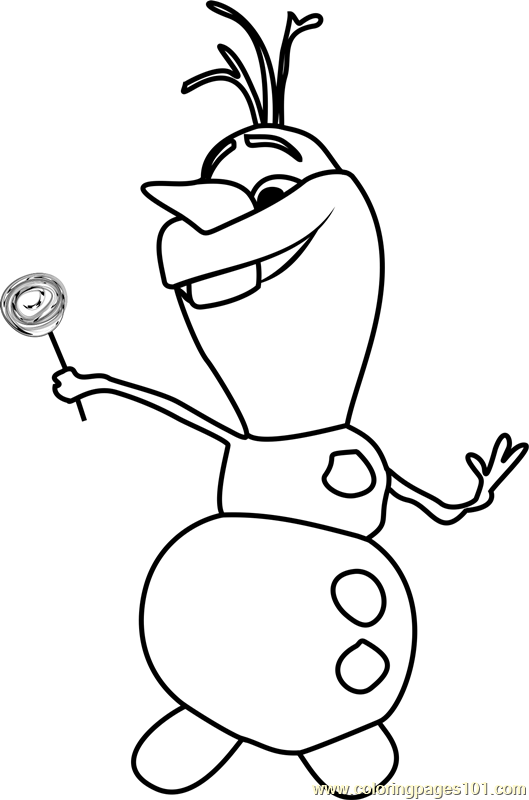 olaf dancing coloring page for kids free frozen printable coloring pages online for kids coloringpages101 com coloring pages for kids