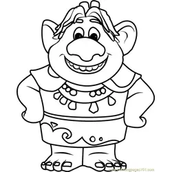 Bulda Free Coloring Page for Kids
