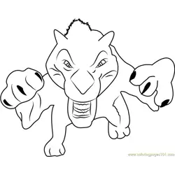 Diego Attacking Free Coloring Page for Kids