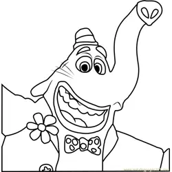 Bing Bong Face Free Coloring Page for Kids