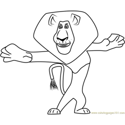 Alex Free Coloring Page for Kids