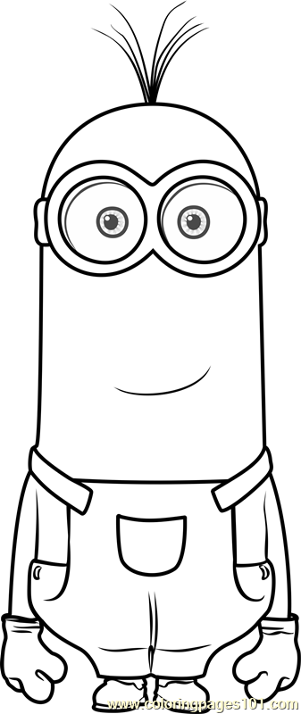 Kevin Coloring Page For Kids Free Minions Printable Coloring Pages Online For Kids Coloringpages101 Com Coloring Pages For Kids