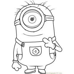 Carl Free Coloring Page for Kids