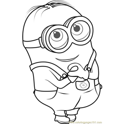 Dave Free Coloring Page for Kids