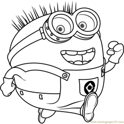 Jerry Free Coloring Page for Kids