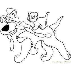 Friends Forever Free Coloring Page for Kids