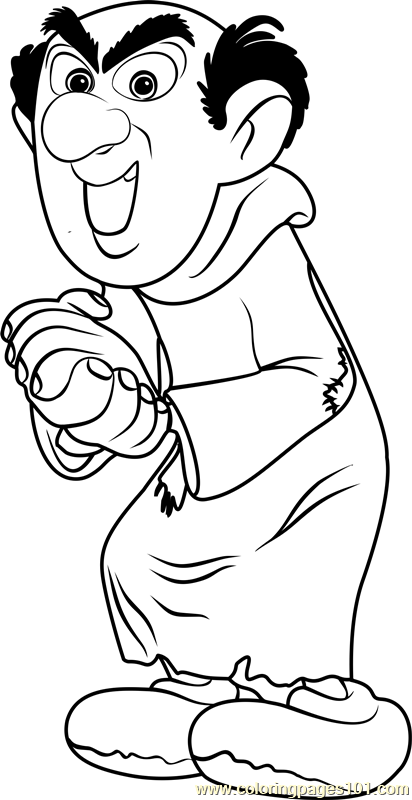 Gargamel Coloring Page for Kids - Free Smurfs: The Lost Village