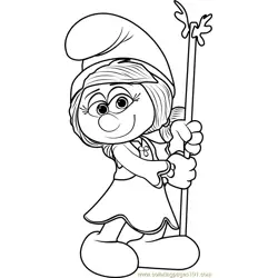 Smurfwillow Free Coloring Page for Kids