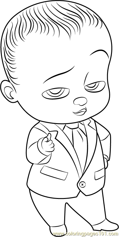 The Boss Baby Coloring Pages