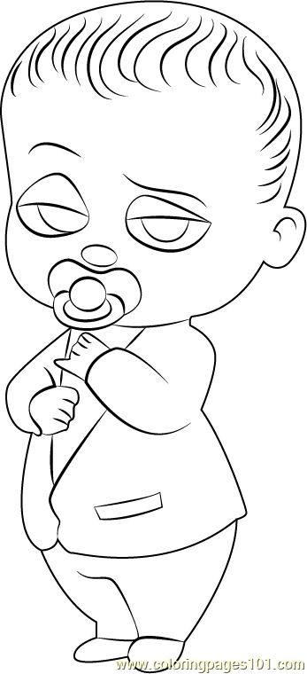 The Boss Baby In Suit Coloring Page For Kids Free The Boss Baby Printable Coloring Pages Online For Kids Coloringpages101 Com Coloring Pages For Kids