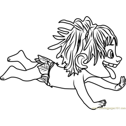 Spot running Free Coloring Page for Kids