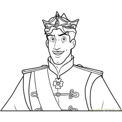 Prince Naveen Free Coloring Page for Kids
