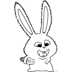 Snowball Free Coloring Page for Kids