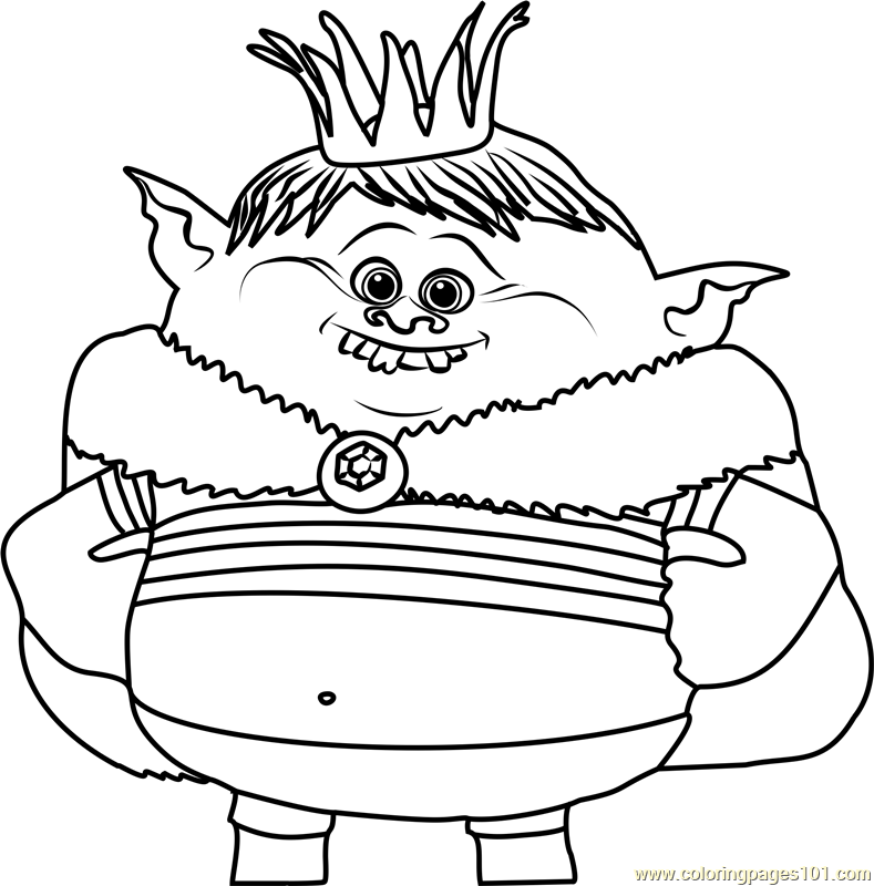 Prince Gristle from Trolls