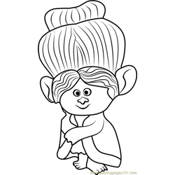 DreamWorks Trolls Party Edition - Princess Poppy Coloring Sheets Printable  #TrollsFHEInsider…