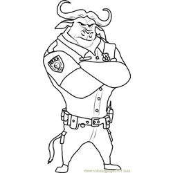 Chief Bogo Free Coloring Page for Kids
