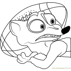 Duke Weaselton Free Coloring Page for Kids