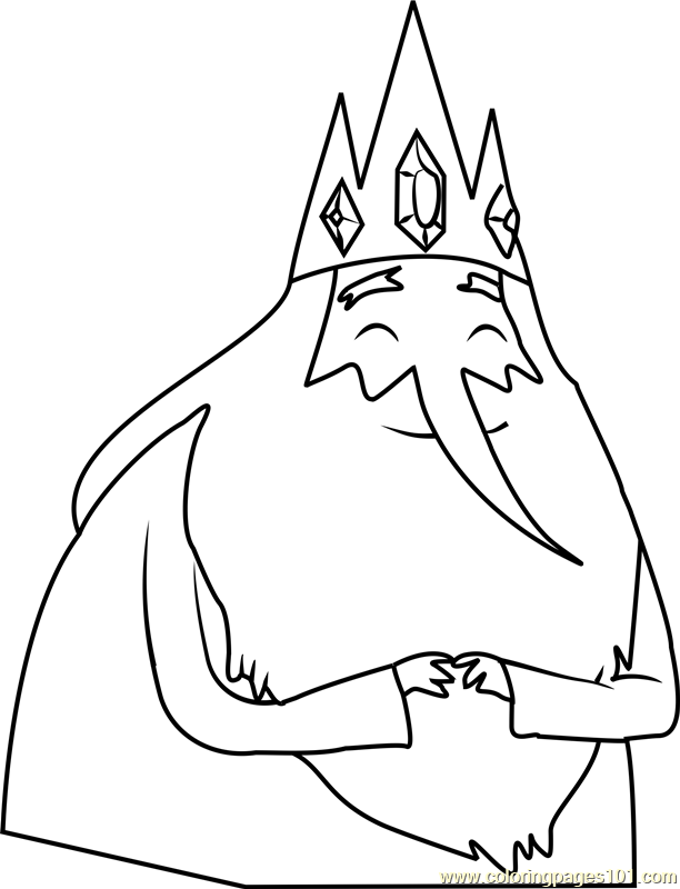 How to Draw Anime Ice King from Adventure Time, Step by Step, Cartoon  Network Characters, Cartoons, Draw Cartoon Characters, FREE…